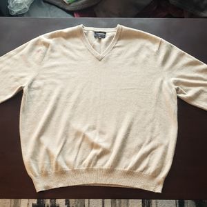 CLUB ROOM 100% Cashmere Sweater Mens. Size XL